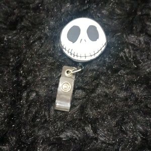 Jack skeleton Retractable id badge